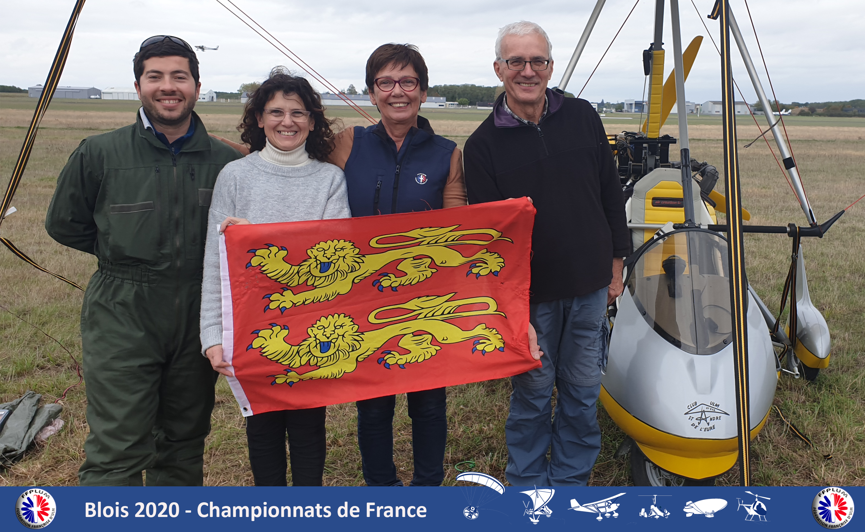 Les compétiteurs normands soutenus par Marie-Françoise !