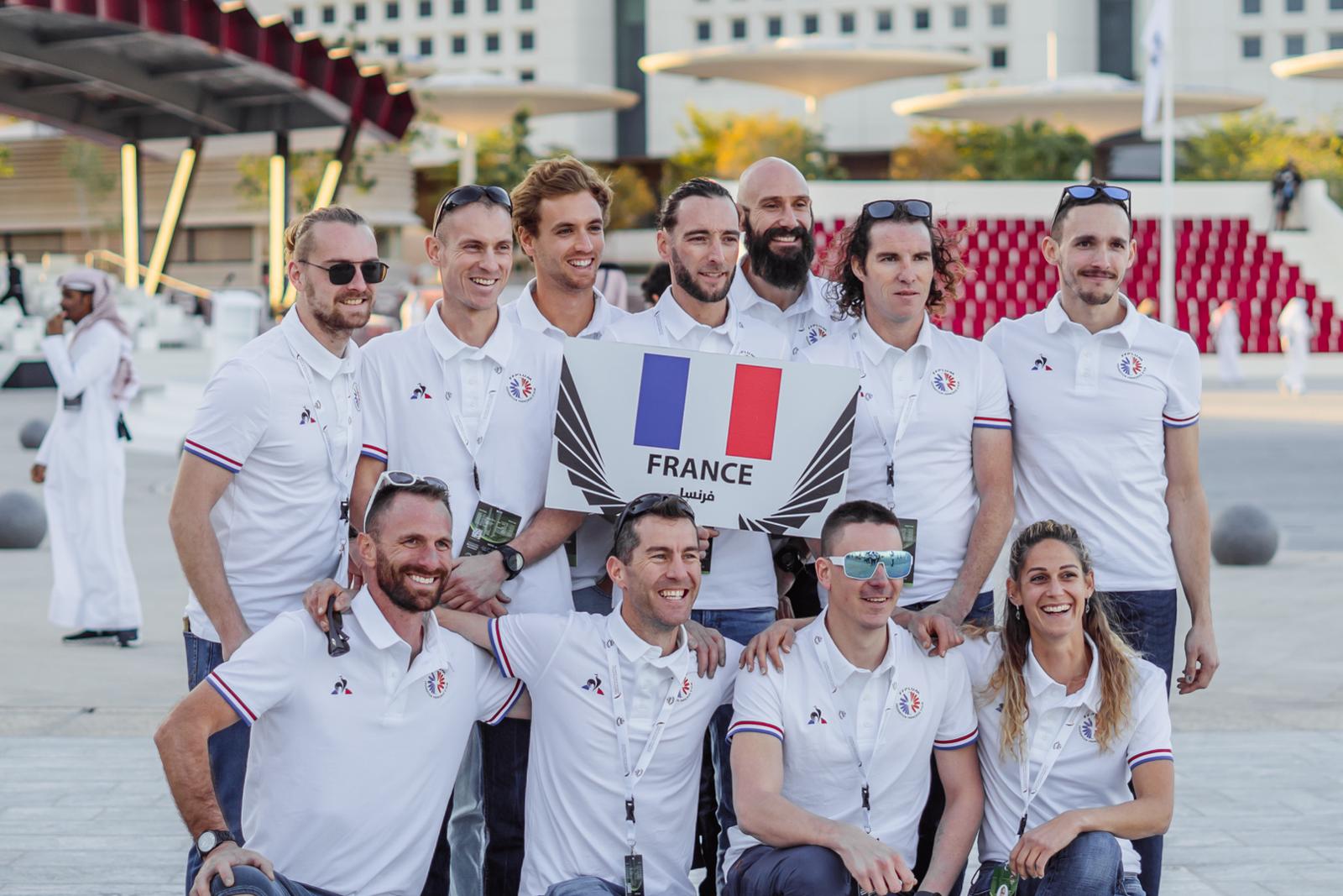 L'Equipe de France lors de la cérémonie d'ouverture