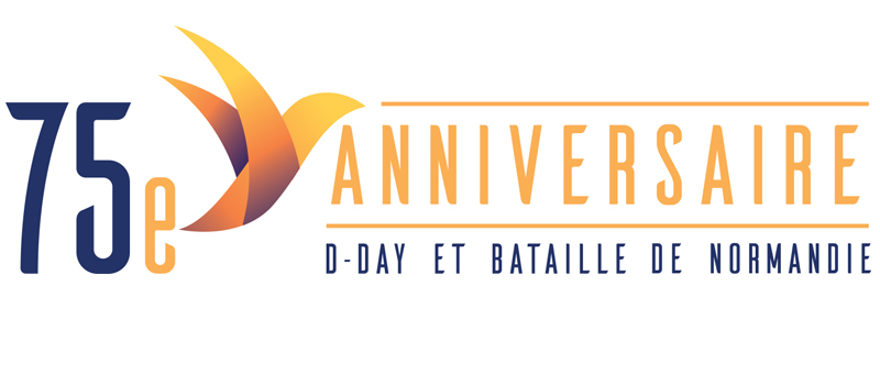 logo 75eme anniversaire du debarquement